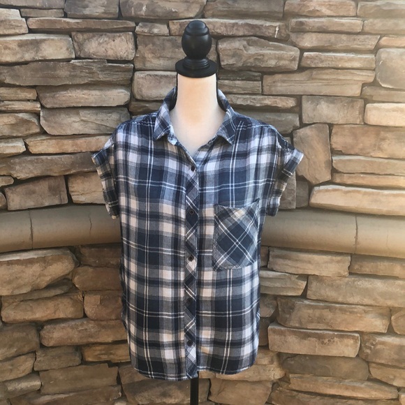 NWOT Anthropologie Cloth & Stone Flannel T… - Picture 2 of 8